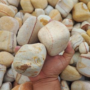 Rainbow Sari Çizgili Taş 5-10 Cm Ölçüleri